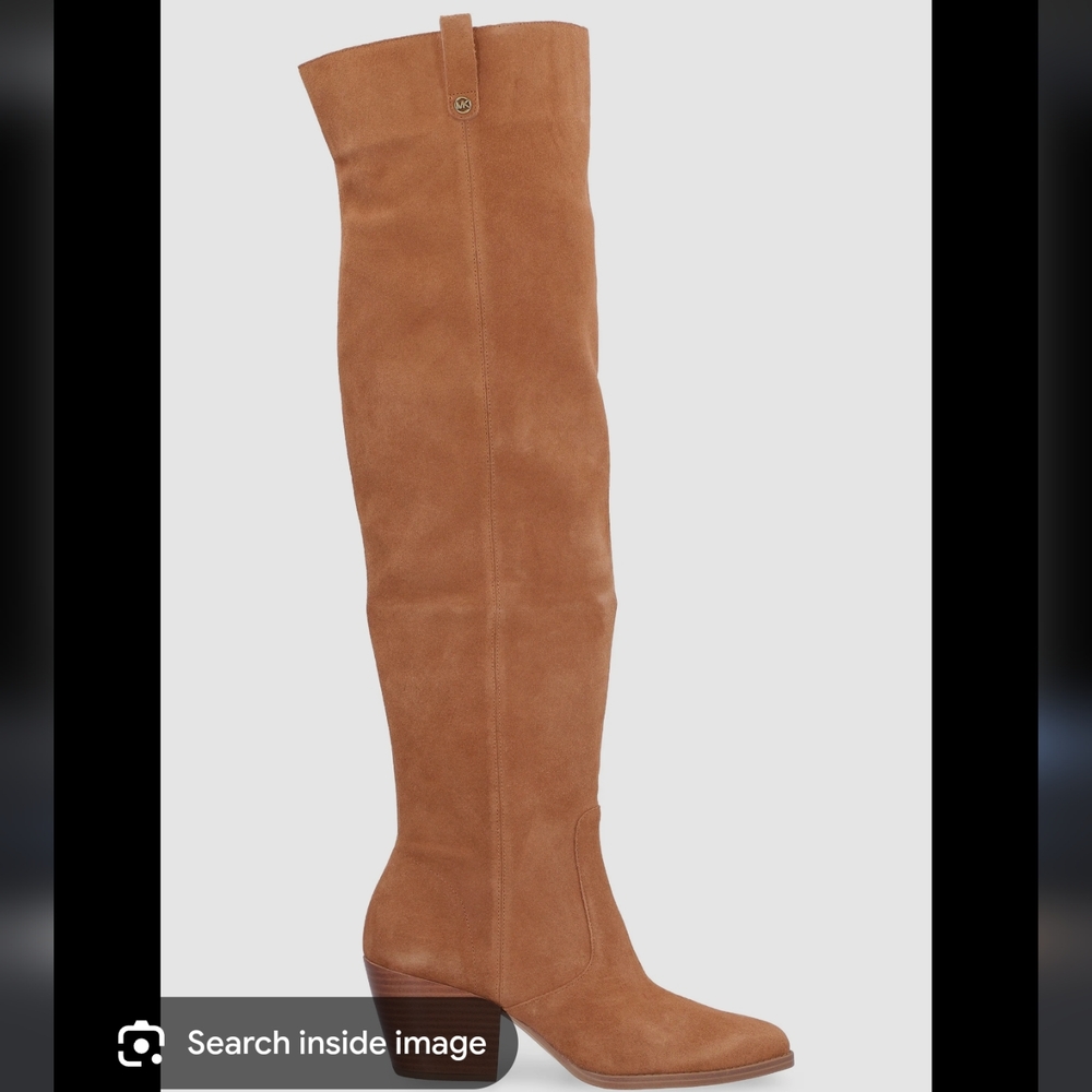 Mk Harlow Knee high Suede Boots